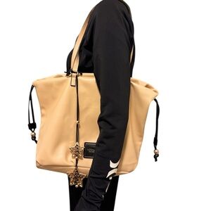 Victoria's Secret Cinch Top Bare Tote Purse Shoulder Bag. New